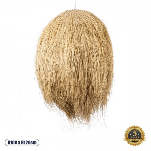 GloboStar® ARCHIPELAGO 02067 Boho Κρεμαστό Φωτιστικό Οροφής Μονόφωτο 1 x E27 AC220-240V IP20 - Φ100 x Υ120cm - Μπεζ Ξύλινο Πλέγμα - 5 Χρόνια Εγγύηση Διακόσμηση - Φως - Χαλιά GloboStar® ARCHIPELAGO 02067 Boho Κρεμαστό Φωτιστικό Οροφής Μονόφωτο 1 x E27 AC220-240V IP20 - Φ100 x Υ120cm - Μπεζ Ξύλινο Πλέγμα - 5 Χρόνια Εγγύηση Διακόσμηση - Φως - Χαλιά