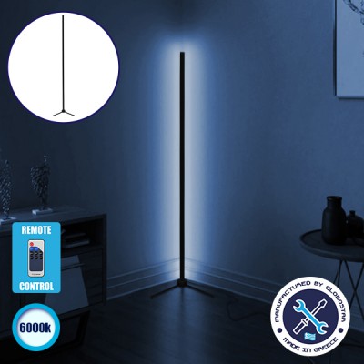 Μοντέρνο Minimal Επιδαπέδιο Μαύρο Φωτιστικό 250cm LED 40 Watt με Ασύρματο Χειριστήριο RF & Dimmer Ψυχρό Λευκό 6000k GloboStar ALIEN Design GLOBO-250-1 Μοντέρνο Minimal Επιδαπέδιο Μαύρο Φωτιστικό 250cm LED 40 Watt με Ασύρματο Χειριστήριο RF & Dimmer Ψυχρό Λευκό 6000k GloboStar ALIEN Design GLOBO-250-1