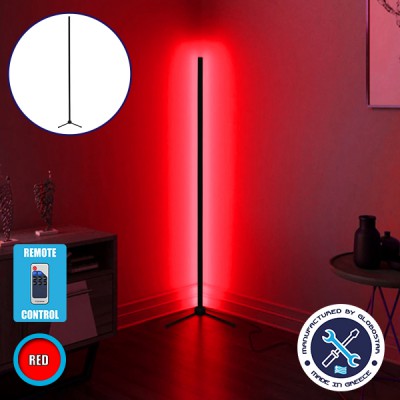 Μοντέρνο Minimal Επιδαπέδιο Μαύρο Φωτιστικό 250cm LED 40 Watt με Ασύρματο Χειριστήριο RF & Dimmer Κόκκινο GloboStar ALIEN Design GLOBO-250-4 Μοντέρνο Minimal Επιδαπέδιο Μαύρο Φωτιστικό 250cm LED 40 Watt με Ασύρματο Χειριστήριο RF & Dimmer Κόκκινο GloboStar ALIEN Design GLOBO-250-4