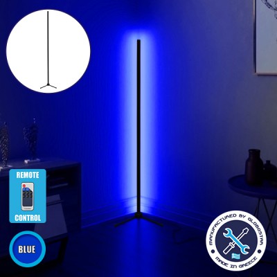 Μοντέρνο Minimal Επιδαπέδιο Μαύρο Φωτιστικό 250cm LED 40 Watt με Ασύρματο Χειριστήριο RF & Dimmer Μπλε GloboStar ALIEN Design GLOBO-250-6 Μοντέρνο Minimal Επιδαπέδιο Μαύρο Φωτιστικό 250cm LED 40 Watt με Ασύρματο Χειριστήριο RF & Dimmer Μπλε GloboStar ALIEN Design GLOBO-250-6