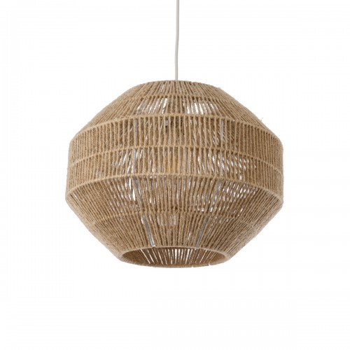 GloboStar® CAYMAN 00522 Boho Κρεμαστό Φωτιστικό Οροφής Μονόφωτο 1 x E27 AC220-240V IP20 - Φ40 x Υ30cm - Μπεζ Λεπτό Σχοινί Τριχιά Πλέγμα - 5 Χρόνια Εγγύηση Διακόσμηση - Φως - Χαλιά GloboStar® CAYMAN 00522 Boho Κρεμαστό Φωτιστικό Οροφής Μονόφωτο 1 x E27 AC220-240V IP20 - Φ40 x Υ30cm - Μπεζ Λεπτό Σχοινί Τριχιά Πλέγμα - 5 Χρόνια Εγγύηση Διακόσμηση - Φως - Χαλιά