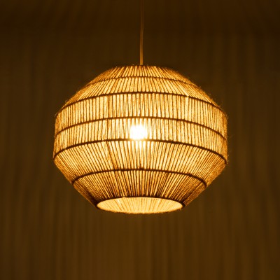 GloboStar® CAYMAN 00522 Boho Κρεμαστό Φωτιστικό Οροφής Μονόφωτο 1 x E27 AC220-240V IP20 - Φ40 x Υ30cm - Μπεζ Λεπτό Σχοινί Τριχιά Πλέγμα - 5 Χρόνια Εγγύηση Διακόσμηση - Φως - Χαλιά GloboStar® CAYMAN 00522 Boho Κρεμαστό Φωτιστικό Οροφής Μονόφωτο 1 x E27 AC220-240V IP20 - Φ40 x Υ30cm - Μπεζ Λεπτό Σχοινί Τριχιά Πλέγμα - 5 Χρόνια Εγγύηση Διακόσμηση - Φως - Χαλιά