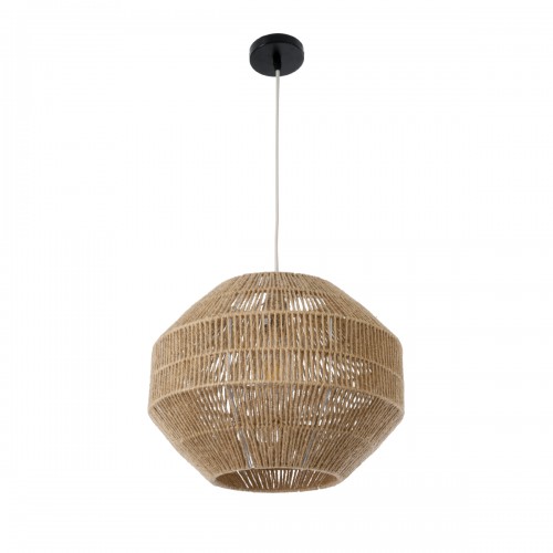 GloboStar® CAYMAN 00522 Boho Κρεμαστό Φωτιστικό Οροφής Μονόφωτο 1 x E27 AC220-240V IP20 - Φ40 x Υ30cm - Μπεζ Λεπτό Σχοινί Τριχιά Πλέγμα - 5 Χρόνια Εγγύηση Διακόσμηση - Φως - Χαλιά GloboStar® CAYMAN 00522 Boho Κρεμαστό Φωτιστικό Οροφής Μονόφωτο 1 x E27 AC220-240V IP20 - Φ40 x Υ30cm - Μπεζ Λεπτό Σχοινί Τριχιά Πλέγμα - 5 Χρόνια Εγγύηση Διακόσμηση - Φως - Χαλιά