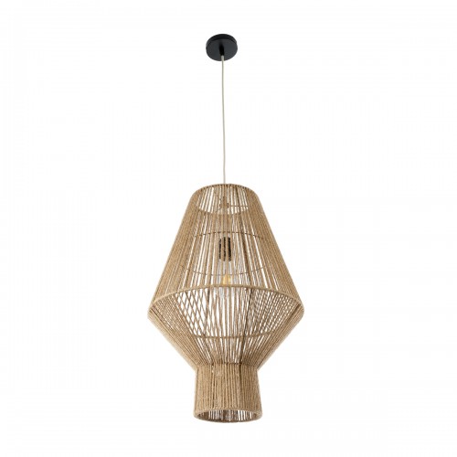 GloboStar® CAYMAN 01853 Boho Κρεμαστό Φωτιστικό Οροφής Μονόφωτο 1 x E27 AC220-240V IP20 - Φ40 x Υ60cm - Μπεζ Λεπτό Σχοινί Τριχιά Πλέγμα - 5 Χρόνια Εγγύηση Διακόσμηση - Φως - Χαλιά GloboStar® CAYMAN 01853 Boho Κρεμαστό Φωτιστικό Οροφής Μονόφωτο 1 x E27 AC220-240V IP20 - Φ40 x Υ60cm - Μπεζ Λεπτό Σχοινί Τριχιά Πλέγμα - 5 Χρόνια Εγγύηση Διακόσμηση - Φως - Χαλιά