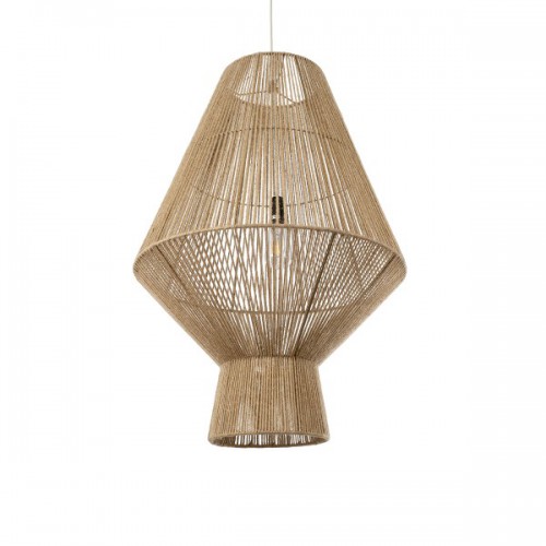 GloboStar® CAYMAN 01854 Boho Κρεμαστό Φωτιστικό Οροφής Μονόφωτο 1 x E27 AC220-240V IP20 - Φ60 x Υ86cm - Μπεζ Λεπτό Σχοινί Τριχιά Πλέγμα - 5 Χρόνια Εγγύηση Διακόσμηση - Φως - Χαλιά GloboStar® CAYMAN 01854 Boho Κρεμαστό Φωτιστικό Οροφής Μονόφωτο 1 x E27 AC220-240V IP20 - Φ60 x Υ86cm - Μπεζ Λεπτό Σχοινί Τριχιά Πλέγμα - 5 Χρόνια Εγγύηση Διακόσμηση - Φως - Χαλιά