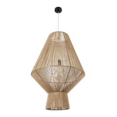 GloboStar® CAYMAN 01854 Boho Κρεμαστό Φωτιστικό Οροφής Μονόφωτο 1 x E27 AC220-240V IP20 - Φ60 x Υ86cm - Μπεζ Λεπτό Σχοινί Τριχιά Πλέγμα - 5 Χρόνια Εγγύηση Διακόσμηση - Φως - Χαλιά GloboStar® CAYMAN 01854 Boho Κρεμαστό Φωτιστικό Οροφής Μονόφωτο 1 x E27 AC220-240V IP20 - Φ60 x Υ86cm - Μπεζ Λεπτό Σχοινί Τριχιά Πλέγμα - 5 Χρόνια Εγγύηση Διακόσμηση - Φως - Χαλιά