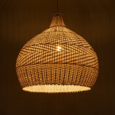 GloboStar® SANTACRUZ 01951 Boho Κρεμαστό Φωτιστικό Οροφής Μονόφωτο 1 x E27 AC220-240V IP20 - Φ60 x Υ60cm - Μπεζ - Καφέ Ξύλινο Πλέγμα Καμπάνα - 5 Χρόνια Εγγύηση Διακόσμηση - Φως - Χαλιά GloboStar® SANTACRUZ 01951 Boho Κρεμαστό Φωτιστικό Οροφής Μονόφωτο 1 x E27 AC220-240V IP20 - Φ60 x Υ60cm - Μπεζ - Καφέ Ξύλινο Πλέγμα Καμπάνα - 5 Χρόνια Εγγύηση Διακόσμηση - Φως - Χαλιά