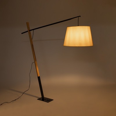 GloboStar® KELSIE 02030 Μοντέρνο Επιδαπέδιο Φωτιστικό Μονόφωτο 1 x E27 AC220-240V IP20 - Μ40 x Π125 x Υ140cm - Μαύρο Μεταλλικό με Μπεζ Ξύλινο Σώμα & Μπεζ Πλεκτό Καπέλο - 5 Χρόνια Εγγύηση Διακόσμηση - Φως - Χαλιά GloboStar® KELSIE 02030 Μοντέρνο Επιδαπέδιο Φωτιστικό Μονόφωτο 1 x E27 AC220-240V IP20 - Μ40 x Π125 x Υ140cm - Μαύρο Μεταλλικό με Μπεζ Ξύλινο Σώμα & Μπεζ Πλεκτό Καπέλο - 5 Χρόνια Εγγύηση Διακόσμηση - Φως - Χαλιά