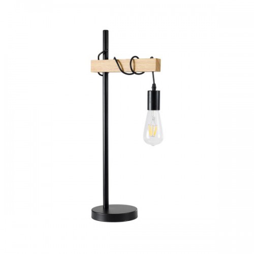 GloboStar® MINDELO 02032 Μοντέρνο Επιτραπέζιο Φωτιστικό Μονόφωτο 1 x E27 AC220-240V IP20 - Μ25 x Π15 x Υ60cm - Μαύρο Μεταλλικό Σώμα με Μπεζ Ξύλινη Βάση - 5 Χρόνια Εγγύηση Διακόσμηση - Φως - Χαλιά GloboStar® MINDELO 02032 Μοντέρνο Επιτραπέζιο Φωτιστικό Μονόφωτο 1 x E27 AC220-240V IP20 - Μ25 x Π15 x Υ60cm - Μαύρο Μεταλλικό Σώμα με Μπεζ Ξύλινη Βάση - 5 Χρόνια Εγγύηση Διακόσμηση - Φως - Χαλιά