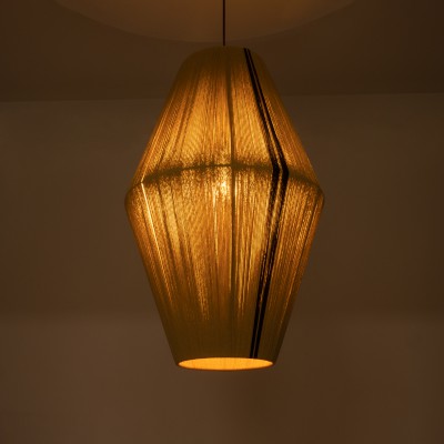 GloboStar® SALERNO 02077 Boho Κρεμαστό Φωτιστικό Οροφής Μονόφωτο 1 x E27 AC220-240V IP20 - Φ50 x Υ80cm - Μπεζ με Μαύρο Λεπτό Νήμα Βαμβακερό Πλέγμα Καμπάνα - 5 Χρόνια Εγγύηση Διακόσμηση - Φως - Χαλιά GloboStar® SALERNO 02077 Boho Κρεμαστό Φωτιστικό Οροφής Μονόφωτο 1 x E27 AC220-240V IP20 - Φ50 x Υ80cm - Μπεζ με Μαύρο Λεπτό Νήμα Βαμβακερό Πλέγμα Καμπάνα - 5 Χρόνια Εγγύηση Διακόσμηση - Φως - Χαλιά