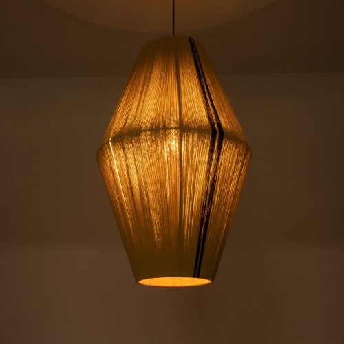GloboStar® SALERNO 02077 Boho Κρεμαστό Φωτιστικό Οροφής Μονόφωτο 1 x E27 AC220-240V IP20 - Φ50 x Υ80cm - Μπεζ με Μαύρο Λεπτό Νήμα Βαμβακερό Πλέγμα Καμπάνα - 5 Χρόνια Εγγύηση Διακόσμηση - Φως - Χαλιά GloboStar® SALERNO 02077 Boho Κρεμαστό Φωτιστικό Οροφής Μονόφωτο 1 x E27 AC220-240V IP20 - Φ50 x Υ80cm - Μπεζ με Μαύρο Λεπτό Νήμα Βαμβακερό Πλέγμα Καμπάνα - 5 Χρόνια Εγγύηση Διακόσμηση - Φως - Χαλιά