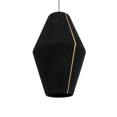 GLOBOSTAR® SALERNO 02078 Boho Κρεμαστό Φωτιστικό Οροφής με Ντουί 1 x E27 AC 220-240V IP20 - Μαύρο & Μπεζ - Μ50 x Π50 x Υ80cm GLOBOSTAR® SALERNO 02078 Boho Κρεμαστό Φωτιστικό Οροφής με Ντουί 1 x E27 AC 220-240V IP20 - Μαύρο & Μπεζ - Μ50 x Π50 x Υ80cm