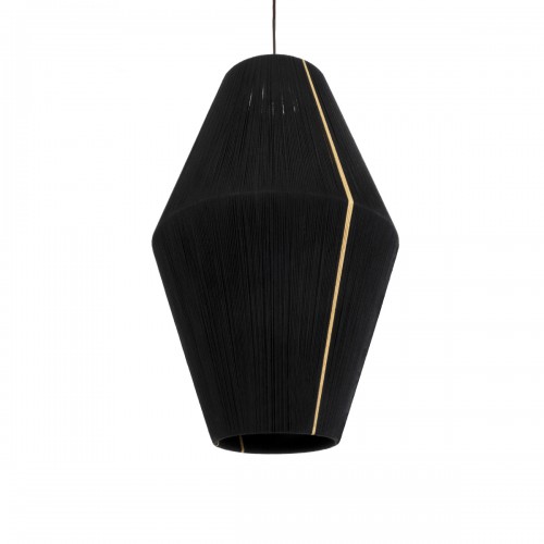 GLOBOSTAR® SALERNO 02078 Boho Κρεμαστό Φωτιστικό Οροφής με Ντουί 1 x E27 AC 220-240V IP20 - Μαύρο & Μπεζ - Μ50 x Π50 x Υ80cm GLOBOSTAR® SALERNO 02078 Boho Κρεμαστό Φωτιστικό Οροφής με Ντουί 1 x E27 AC 220-240V IP20 - Μαύρο & Μπεζ - Μ50 x Π50 x Υ80cm