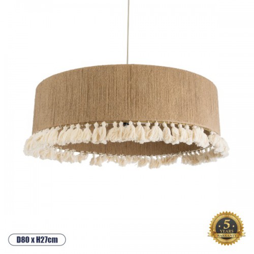 GloboStar® PUERTORICO 02095 Boho Φωτιστικό Οροφής Τριφωτο 3 x E27 AC220-240V IP20 - Φ80 x Υ27cm - Μπεζ με Λευκό Λεπτό Νήμα Πλέγμα Βαμβακερό Καπέλο - 5 Χρόνια Εγγύηση Διακόσμηση - Φως - Χαλιά GloboStar® PUERTORICO 02095 Boho Φωτιστικό Οροφής Τριφωτο 3 x E27 AC220-240V IP20 - Φ80 x Υ27cm - Μπεζ με Λευκό Λεπτό Νήμα Πλέγμα Βαμβακερό Καπέλο - 5 Χρόνια Εγγύηση Διακόσμηση - Φως - Χαλιά