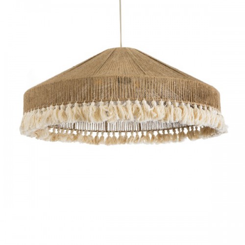 GloboStar® MAZU 02099 Boho Κρεμαστό Φωτιστικό Οροφής Τριφωτο 3 x E27 AC220-240V IP20 - Φ80 x Υ35cm - Μπεζ με Λευκό Λεπτό Νήμα Πλέγμα Βαμβακερό Καπέλο - 5 Χρόνια Εγγύηση Διακόσμηση - Φως - Χαλιά GloboStar® MAZU 02099 Boho Κρεμαστό Φωτιστικό Οροφής Τριφωτο 3 x E27 AC220-240V IP20 - Φ80 x Υ35cm - Μπεζ με Λευκό Λεπτό Νήμα Πλέγμα Βαμβακερό Καπέλο - 5 Χρόνια Εγγύηση Διακόσμηση - Φως - Χαλιά