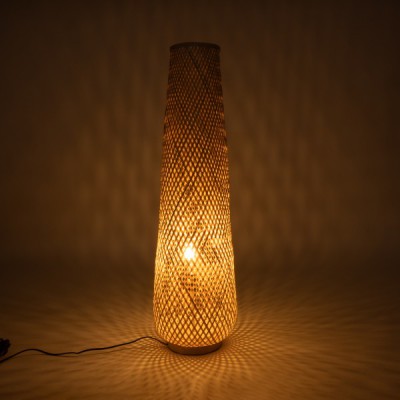 GloboStar® MAMIZU 02109 Boho Επιδαπέδιο Φωτιστικό Μονόφωτο 1 x E27 AC220-240V IP20 - Φ28 x Υ93cm - Μπεζ Ξύλινο Ρατάν Πλέγμα - 5 Χρόνια Εγγύηση Διακόσμηση - Φως - Χαλιά GloboStar® MAMIZU 02109 Boho Επιδαπέδιο Φωτιστικό Μονόφωτο 1 x E27 AC220-240V IP20 - Φ28 x Υ93cm - Μπεζ Ξύλινο Ρατάν Πλέγμα - 5 Χρόνια Εγγύηση Διακόσμηση - Φως - Χαλιά