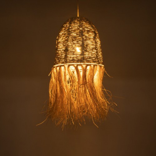 GLOBOSTAR® AREMBEPE 02178 Boho Κρεμαστό Φωτιστικό Οροφής με Ντουί 1 x E27 AC 220-240V IP20 - Μπεζ - Μ34 x Π34 x Υ70cm GLOBOSTAR® AREMBEPE 02178 Boho Κρεμαστό Φωτιστικό Οροφής με Ντουί 1 x E27 AC 220-240V IP20 - Μπεζ - Μ34 x Π34 x Υ70cm