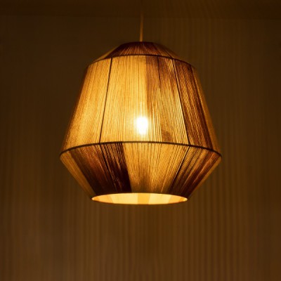GloboStar® CORRALEJO 02187 Boho Φωτιστικό Οροφής Μονόφωτο 1 x E27 AC220-240V IP20 - Φ50 x Υ50cm - Μπεζ με Λευκό και Καφέ με Ροζ Λεπτό Νήμα Βαμβακερό Πλέγμα Καμπάνα - 5 Χρόνια Εγγύηση Διακόσμηση - Φως - Χαλιά GloboStar® CORRALEJO 02187 Boho Φωτιστικό Οροφής Μονόφωτο 1 x E27 AC220-240V IP20 - Φ50 x Υ50cm - Μπεζ με Λευκό και Καφέ με Ροζ Λεπτό Νήμα Βαμβακερό Πλέγμα Καμπάνα - 5 Χρόνια Εγγύηση Διακόσμηση - Φως - Χαλιά