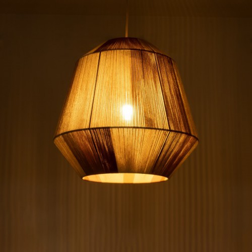 GloboStar® CORRALEJO 02187 Boho Φωτιστικό Οροφής Μονόφωτο 1 x E27 AC220-240V IP20 - Φ50 x Υ50cm - Μπεζ με Λευκό και Καφέ με Ροζ Λεπτό Νήμα Βαμβακερό Πλέγμα Καμπάνα - 5 Χρόνια Εγγύηση Διακόσμηση - Φως - Χαλιά GloboStar® CORRALEJO 02187 Boho Φωτιστικό Οροφής Μονόφωτο 1 x E27 AC220-240V IP20 - Φ50 x Υ50cm - Μπεζ με Λευκό και Καφέ με Ροζ Λεπτό Νήμα Βαμβακερό Πλέγμα Καμπάνα - 5 Χρόνια Εγγύηση Διακόσμηση - Φως - Χαλιά