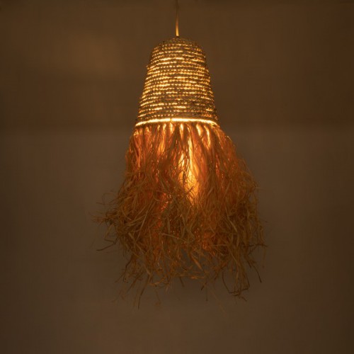 GloboStar® MARTINIQUE 02189 Boho Φωτιστικό Οροφής Μονόφωτο 1 x E27 AC220-240V IP20 - Φ34 x Υ70cm - Μπεζ Φυσική Ράφια Νήμα Πλέγμα Καμπάνα - 5 Χρόνια Εγγύηση Διακόσμηση - Φως - Χαλιά GloboStar® MARTINIQUE 02189 Boho Φωτιστικό Οροφής Μονόφωτο 1 x E27 AC220-240V IP20 - Φ34 x Υ70cm - Μπεζ Φυσική Ράφια Νήμα Πλέγμα Καμπάνα - 5 Χρόνια Εγγύηση Διακόσμηση - Φως - Χαλιά