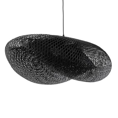 GLOBOSTAR® MEXICO 02203 Boho Κρεμαστό Φωτιστικό Οροφής με Ντουί 1 x E27 AC 220-240V IP20 - Μαύρο - Μ100 x Π62 x Υ33cm GLOBOSTAR® MEXICO 02203 Boho Κρεμαστό Φωτιστικό Οροφής με Ντουί 1 x E27 AC 220-240V IP20 - Μαύρο - Μ100 x Π62 x Υ33cm
