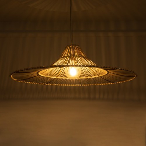 GloboStar® PALERMO 02209 Boho Κρεμαστό Φωτιστικό Οροφής Μονόφωτο 1 x E27 AC220-240V IP20 - Φ100 x Υ30cm - Μπεζ Ξύλινο Μπαμπού Πλέγμα - 5 Χρόνια Εγγύηση Διακόσμηση - Φως - Χαλιά GloboStar® PALERMO 02209 Boho Κρεμαστό Φωτιστικό Οροφής Μονόφωτο 1 x E27 AC220-240V IP20 - Φ100 x Υ30cm - Μπεζ Ξύλινο Μπαμπού Πλέγμα - 5 Χρόνια Εγγύηση Διακόσμηση - Φως - Χαλιά