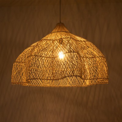 GloboStar® ADEJE 02211 Boho Φωτιστικό Οροφής Μονόφωτο 1 x E27 AC220-240V IP20 - Φ80 x Υ55cm - Μπεζ Ξύλινο Μπαμπού Πλέγμα Καμπάνα - 5 Χρόνια Εγγύηση Διακόσμηση - Φως - Χαλιά GloboStar® ADEJE 02211 Boho Φωτιστικό Οροφής Μονόφωτο 1 x E27 AC220-240V IP20 - Φ80 x Υ55cm - Μπεζ Ξύλινο Μπαμπού Πλέγμα Καμπάνα - 5 Χρόνια Εγγύηση Διακόσμηση - Φως - Χαλιά