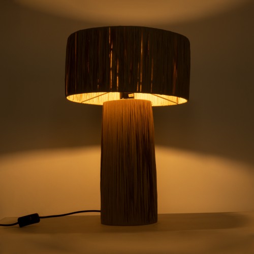GloboStar® NASSAU 02233 Boho Επιτραπέζιο Φωτιστικό Μονόφωτο 1 x E27 AC220-240V IP20 - Φ37 x Υ55cm - Καφέ Φυσική Ράφια Νήμα Πλέγμα Καμπάνα - 5 Χρόνια Εγγύηση Διακόσμηση - Φως - Χαλιά GloboStar® NASSAU 02233 Boho Επιτραπέζιο Φωτιστικό Μονόφωτο 1 x E27 AC220-240V IP20 - Φ37 x Υ55cm - Καφέ Φυσική Ράφια Νήμα Πλέγμα Καμπάνα - 5 Χρόνια Εγγύηση Διακόσμηση - Φως - Χαλιά