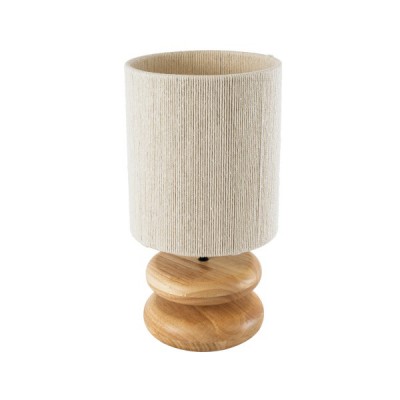 GLOBOSTAR® TUVALU 02236 Boho Επιτραπέζιο Φωτιστικό Πορτατίφ με Ντουί 1 x E27 AC 220-240V IP20 - Καφέ & Μπεζ - Μ22 x Π22 x Υ42cm GLOBOSTAR® TUVALU 02236 Boho Επιτραπέζιο Φωτιστικό Πορτατίφ με Ντουί 1 x E27 AC 220-240V IP20 - Καφέ & Μπεζ - Μ22 x Π22 x Υ42cm