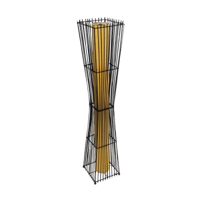 GloboStar® PALMA 02274 Boho Επιδαπέδιο Φωτιστικό Μονόφωτο 1 x E27 AC220-240V IP20 - Μ25 x Π25 x Υ140cm - Μαύρο Ξύλινο Μπαμπού Πλέγμα με Μπεζ Ύφασμα - 5 Χρόνια Εγγύηση Διακόσμηση - Φως - Χαλιά GloboStar® PALMA 02274 Boho Επιδαπέδιο Φωτιστικό Μονόφωτο 1 x E27 AC220-240V IP20 - Μ25 x Π25 x Υ140cm - Μαύρο Ξύλινο Μπαμπού Πλέγμα με Μπεζ Ύφασμα - 5 Χρόνια Εγγύηση Διακόσμηση - Φως - Χαλιά