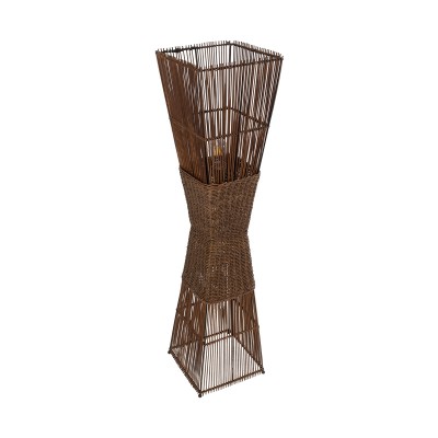 GloboStar® PALMA 02275 Boho Επιδαπέδιο Φωτιστικό Μονόφωτο 1 x E27 AC220-240V IP20 - Μ30 x Π30 x Υ130cm - Καφέ Ξύλινο Μπαμπού Πλέγμα - 5 Χρόνια Εγγύηση Διακόσμηση - Φως - Χαλιά GloboStar® PALMA 02275 Boho Επιδαπέδιο Φωτιστικό Μονόφωτο 1 x E27 AC220-240V IP20 - Μ30 x Π30 x Υ130cm - Καφέ Ξύλινο Μπαμπού Πλέγμα - 5 Χρόνια Εγγύηση Διακόσμηση - Φως - Χαλιά