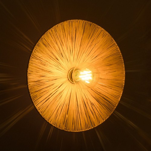 GloboStar® COLOMBO 02277 Boho Φωτιστικό Τοίχου - Απλίκα Μονόφωτο 1 x E27 AC 220-240V IP20 - Φ40 x Υ4.5cm - Μπεζ Καφέ Φυσική Ράφια Άχυρο Πλέγμα - 5 Χρόνια Εγγύηση Διακόσμηση - Φως - Χαλιά GloboStar® COLOMBO 02277 Boho Φωτιστικό Τοίχου - Απλίκα Μονόφωτο 1 x E27 AC 220-240V IP20 - Φ40 x Υ4.5cm - Μπεζ Καφέ Φυσική Ράφια Άχυρο Πλέγμα - 5 Χρόνια Εγγύηση Διακόσμηση - Φως - Χαλιά