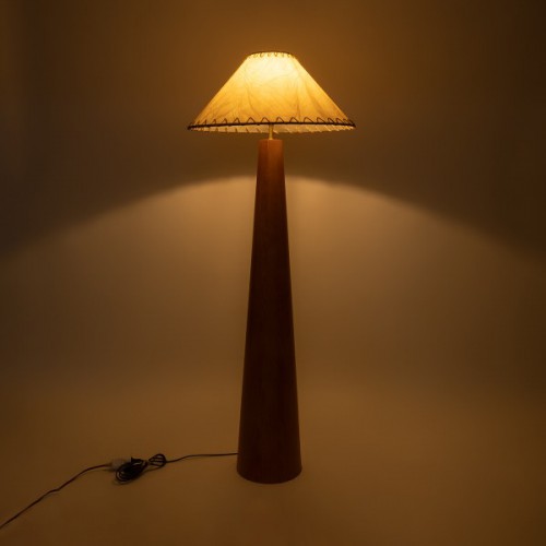 GloboStar® MASPALOMAS 02292 Boho Επιδαπέδιο Φωτιστικό Μονόφωτο 1 x E27 AC220-240V IP20 - Φ55 x Υ145cm - Μπεζ Ξύλινο Καμπάνα - 5 Χρόνια Εγγύηση Διακόσμηση - Φως - Χαλιά GloboStar® MASPALOMAS 02292 Boho Επιδαπέδιο Φωτιστικό Μονόφωτο 1 x E27 AC220-240V IP20 - Φ55 x Υ145cm - Μπεζ Ξύλινο Καμπάνα - 5 Χρόνια Εγγύηση Διακόσμηση - Φως - Χαλιά