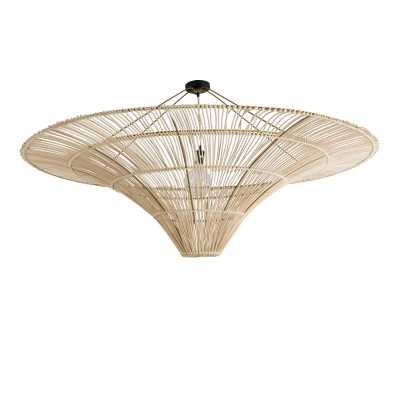 GLOBOSTAR® PALERMO 02309 Boho Φωτιστικό Οροφής με Ντουί 1 x E27 AC 220-240V IP20 - Μπεζ - Μ150 x Π150 x Υ78cm GLOBOSTAR® PALERMO 02309 Boho Φωτιστικό Οροφής με Ντουί 1 x E27 AC 220-240V IP20 - Μπεζ - Μ150 x Π150 x Υ78cm