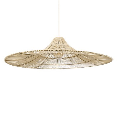 GLOBOSTAR® PALERMO 02311 Boho Κρεμαστό Φωτιστικό Οροφής με Ντουί 1 x E27 AC 220-240V IP20 - Μπεζ - Μ160 x Π160 x Υ45cm GLOBOSTAR® PALERMO 02311 Boho Κρεμαστό Φωτιστικό Οροφής με Ντουί 1 x E27 AC 220-240V IP20 - Μπεζ - Μ160 x Π160 x Υ45cm