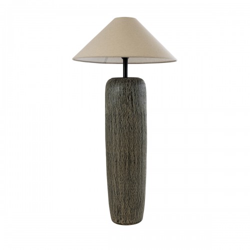 GloboStar® OLIANA 02315 Boho Επιδαπέδιο Φωτιστικό Μονόφωτο 1 x E27 IP20 Γκρι Κεραμικό με Μπεζ Ύφασμα - Μ55 x Π55 x Υ110cm GloboStar® OLIANA 02315 Boho Επιδαπέδιο Φωτιστικό Μονόφωτο 1 x E27 IP20 Γκρι Κεραμικό με Μπεζ Ύφασμα - Μ55 x Π55 x Υ110cm