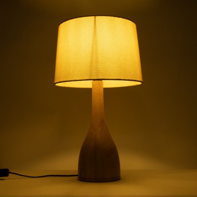 GloboStar® BERKBAY 02319 Boho Επιτραπέζιο Φωτιστικό Μονόφωτο 1 x E27 AC220-240V IP20 - Φ32 x Υ55cm - Μπεζ Ξύλινο με Μπεζ Υφασμάτινο Καπέλο - 5 Χρόνια Εγγύηση Διακόσμηση - Φως - Χαλιά GloboStar® BERKBAY 02319 Boho Επιτραπέζιο Φωτιστικό Μονόφωτο 1 x E27 AC220-240V IP20 - Φ32 x Υ55cm - Μπεζ Ξύλινο με Μπεζ Υφασμάτινο Καπέλο - 5 Χρόνια Εγγύηση Διακόσμηση - Φως - Χαλιά