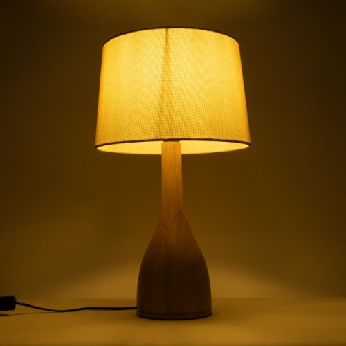GloboStar® BERKBAY 02319 Boho Επιτραπέζιο Φωτιστικό Μονόφωτο 1 x E27 AC220-240V IP20 - Φ32 x Υ55cm - Μπεζ Ξύλινο με Μπεζ Υφασμάτινο Καπέλο - 5 Χρόνια Εγγύηση Διακόσμηση - Φως - Χαλιά GloboStar® BERKBAY 02319 Boho Επιτραπέζιο Φωτιστικό Μονόφωτο 1 x E27 AC220-240V IP20 - Φ32 x Υ55cm - Μπεζ Ξύλινο με Μπεζ Υφασμάτινο Καπέλο - 5 Χρόνια Εγγύηση Διακόσμηση - Φως - Χαλιά
