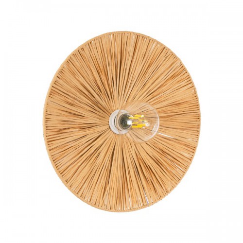GloboStar® COLOMBO 02277 Boho Φωτιστικό Τοίχου - Απλίκα Μονόφωτο 1 x E27 AC 220-240V IP20 - Φ40 x Υ4.5cm - Μπεζ Καφέ Φυσική Ράφια Άχυρο Πλέγμα - 5 Χρόνια Εγγύηση Διακόσμηση - Φως - Χαλιά GloboStar® COLOMBO 02277 Boho Φωτιστικό Τοίχου - Απλίκα Μονόφωτο 1 x E27 AC 220-240V IP20 - Φ40 x Υ4.5cm - Μπεζ Καφέ Φυσική Ράφια Άχυρο Πλέγμα - 5 Χρόνια Εγγύηση Διακόσμηση - Φως - Χαλιά