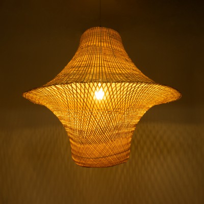 GloboStar® JUNIPER 02047 Boho Κρεμαστό Φωτιστικό Οροφής Μονόφωτο 1 x E27 AC220-240V IP20 - Φ100 x Υ90cm - Μπεζ Ξύλινο Μπαμπού Πλέγμα Καμπάνα - 5 Χρόνια Εγγύηση Διακόσμηση - Φως - Χαλιά GloboStar® JUNIPER 02047 Boho Κρεμαστό Φωτιστικό Οροφής Μονόφωτο 1 x E27 AC220-240V IP20 - Φ100 x Υ90cm - Μπεζ Ξύλινο Μπαμπού Πλέγμα Καμπάνα - 5 Χρόνια Εγγύηση Διακόσμηση - Φως - Χαλιά