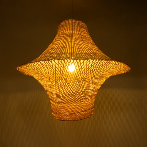 GloboStar® JUNIPER 02047 Boho Κρεμαστό Φωτιστικό Οροφής Μονόφωτο 1 x E27 AC220-240V IP20 - Φ100 x Υ90cm - Μπεζ Ξύλινο Μπαμπού Πλέγμα Καμπάνα - 5 Χρόνια Εγγύηση Διακόσμηση - Φως - Χαλιά GloboStar® JUNIPER 02047 Boho Κρεμαστό Φωτιστικό Οροφής Μονόφωτο 1 x E27 AC220-240V IP20 - Φ100 x Υ90cm - Μπεζ Ξύλινο Μπαμπού Πλέγμα Καμπάνα - 5 Χρόνια Εγγύηση Διακόσμηση - Φως - Χαλιά