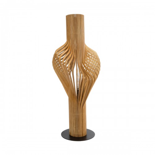 GloboStar® MIHIRO 02150 Boho Επιδαπέδιο Φωτιστικό Μονόφωτο 1 x E27 AC220-240V IP20 - Μ48 x Π48 x Υ120cm - Καφέ Ξύλινο με Μαύρη Μεταλλική Βάση Πλέγμα - 5 Χρόνια Εγγύηση Διακόσμηση - Φως - Χαλιά GloboStar® MIHIRO 02150 Boho Επιδαπέδιο Φωτιστικό Μονόφωτο 1 x E27 AC220-240V IP20 - Μ48 x Π48 x Υ120cm - Καφέ Ξύλινο με Μαύρη Μεταλλική Βάση Πλέγμα - 5 Χρόνια Εγγύηση Διακόσμηση - Φως - Χαλιά