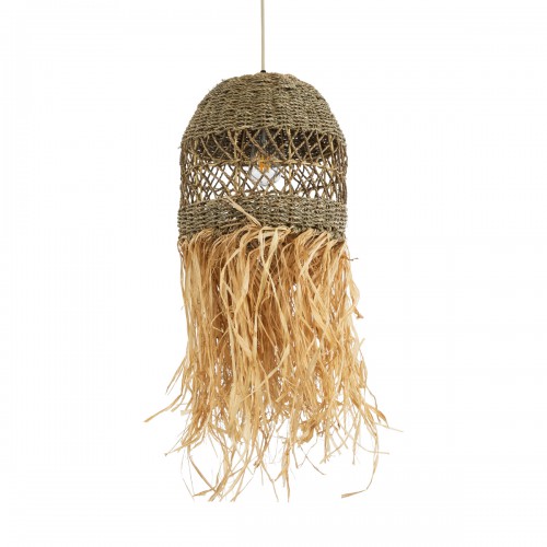 GloboStar® SAINTLUCIA 02160 Boho Κρεμαστό Φωτιστικό Οροφής Μονόφωτο 1 x E27 AC220-240V IP20 - Φ30 x Υ90cm - Χακί Σχοινί με Μπεζ Φυσική Ράφια Νήμα Πλεγμα Καμπάνα - 5 Χρόνια Εγγύηση Διακόσμηση - Φως - Χαλιά GloboStar® SAINTLUCIA 02160 Boho Κρεμαστό Φωτιστικό Οροφής Μονόφωτο 1 x E27 AC220-240V IP20 - Φ30 x Υ90cm - Χακί Σχοινί με Μπεζ Φυσική Ράφια Νήμα Πλεγμα Καμπάνα - 5 Χρόνια Εγγύηση Διακόσμηση - Φως - Χαλιά