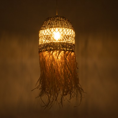 GloboStar® SAINTLUCIA 02160 Boho Κρεμαστό Φωτιστικό Οροφής Μονόφωτο 1 x E27 AC220-240V IP20 - Φ30 x Υ90cm - Χακί Σχοινί με Μπεζ Φυσική Ράφια Νήμα Πλεγμα Καμπάνα - 5 Χρόνια Εγγύηση Διακόσμηση - Φως - Χαλιά GloboStar® SAINTLUCIA 02160 Boho Κρεμαστό Φωτιστικό Οροφής Μονόφωτο 1 x E27 AC220-240V IP20 - Φ30 x Υ90cm - Χακί Σχοινί με Μπεζ Φυσική Ράφια Νήμα Πλεγμα Καμπάνα - 5 Χρόνια Εγγύηση Διακόσμηση - Φως - Χαλιά