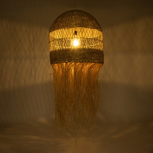GloboStar® SAINTLUCIA 02161 Boho Κρεμαστό Φωτιστικό Οροφής Μονόφωτο 1 x E27 AC220-240V IP20 - Φ66 x Υ120cm - Χακί Σχοινί με Μπεζ Φυσική Ράφια Νήμα Πλεγμα Καμπάνα - 5 Χρόνια Εγγύηση Διακόσμηση - Φως - Χαλιά GloboStar® SAINTLUCIA 02161 Boho Κρεμαστό Φωτιστικό Οροφής Μονόφωτο 1 x E27 AC220-240V IP20 - Φ66 x Υ120cm - Χακί Σχοινί με Μπεζ Φυσική Ράφια Νήμα Πλεγμα Καμπάνα - 5 Χρόνια Εγγύηση Διακόσμηση - Φως - Χαλιά