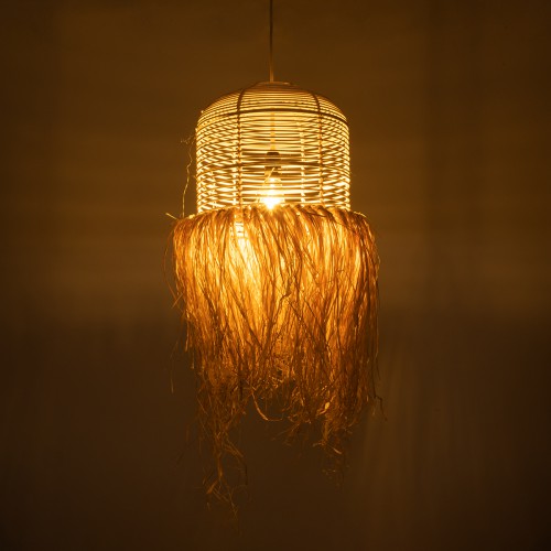 GloboStar® BASSETERRE 02162 Boho Κρεμαστό Φωτιστικό Οροφής Μονόφωτο 1 x E27 AC220-240V IP20 - Φ35 x Υ60cm - Μπεζ Ξύλινο Μπαμπού με Μπεζ Φυσική Ράφια Νήμα Πλεγμα Καμπάνα - 5 Χρόνια Εγγύηση Διακόσμηση - Φως - Χαλιά GloboStar® BASSETERRE 02162 Boho Κρεμαστό Φωτιστικό Οροφής Μονόφωτο 1 x E27 AC220-240V IP20 - Φ35 x Υ60cm - Μπεζ Ξύλινο Μπαμπού με Μπεζ Φυσική Ράφια Νήμα Πλεγμα Καμπάνα - 5 Χρόνια Εγγύηση Διακόσμηση - Φως - Χαλιά