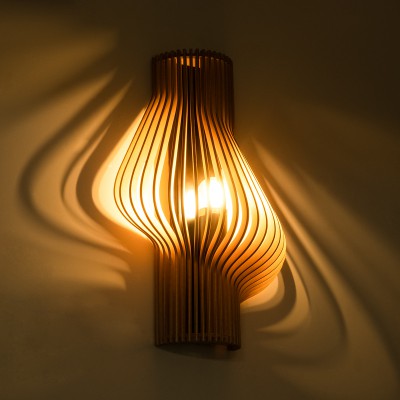 GloboStar® MIHIRO 02174 Boho Φωτιστικό Τοίχου - Απλίκα Μονόφωτο 1 x E27 AC 220-240V IP20 - Μ25 x Π13 x Υ40cm - Καφέ Ξύλινο Πλέγμα - 5 Χρόνια Εγγύηση Διακόσμηση - Φως - Χαλιά GloboStar® MIHIRO 02174 Boho Φωτιστικό Τοίχου - Απλίκα Μονόφωτο 1 x E27 AC 220-240V IP20 - Μ25 x Π13 x Υ40cm - Καφέ Ξύλινο Πλέγμα - 5 Χρόνια Εγγύηση Διακόσμηση - Φως - Χαλιά