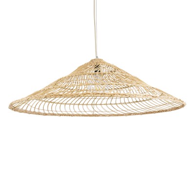 GLOBOSTAR® KAIA 02348 Boho Κρεμαστό Φωτιστικό Οροφής με Ντουί 1 x E27 AC 220-240V IP20 - Μπεζ - Μ100 x Π100 x Υ30cm GLOBOSTAR® KAIA 02348 Boho Κρεμαστό Φωτιστικό Οροφής με Ντουί 1 x E27 AC 220-240V IP20 - Μπεζ - Μ100 x Π100 x Υ30cm