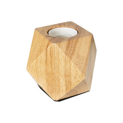 GloboStar® RHOMBUS 99401 Μοντέρνο Επιτραπέζιο Φωτιστικό Πορτατίφ Μονόφωτο 1 x E27 IP20 Μπεζ Ξύλο - M8 x Π8 x Υ8cm GloboStar® RHOMBUS 99401 Μοντέρνο Επιτραπέζιο Φωτιστικό Πορτατίφ Μονόφωτο 1 x E27 IP20 Μπεζ Ξύλο - M8 x Π8 x Υ8cm