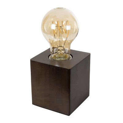 GloboStar® WOODBOX 99406 Μοντέρνο Επιτραπέζιο Φωτιστικό Πορτατίφ Μονόφωτο 1 x E27 IP20 Καφέ Ξύλο - M8 x Π8 x Υ8cm GloboStar® WOODBOX 99406 Μοντέρνο Επιτραπέζιο Φωτιστικό Πορτατίφ Μονόφωτο 1 x E27 IP20 Καφέ Ξύλο - M8 x Π8 x Υ8cm